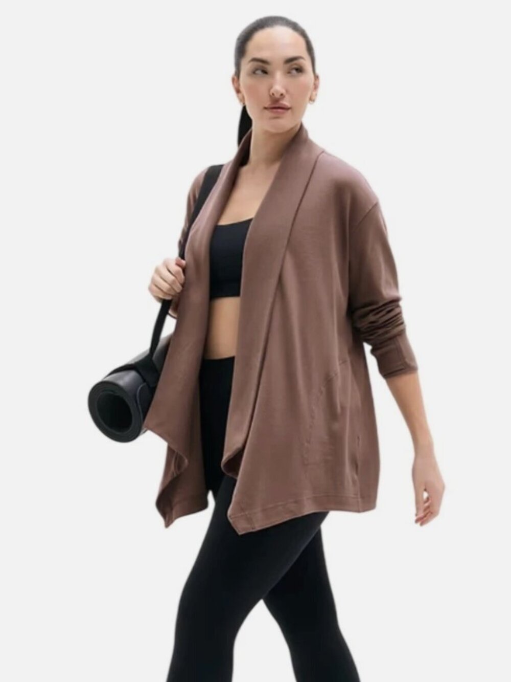 Athleta Pranayama Restore Rib Wrap Soft Nirvana Fabric